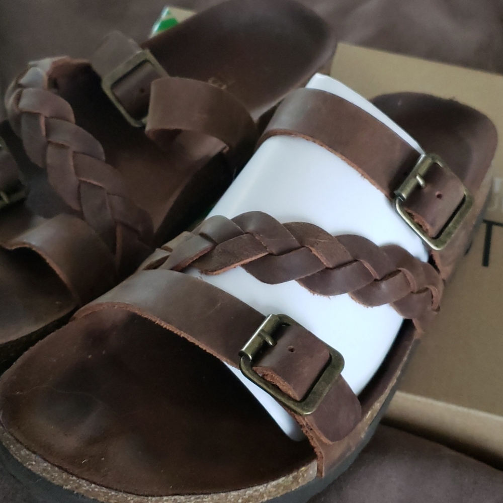 Sandals:  white mountain footbeds